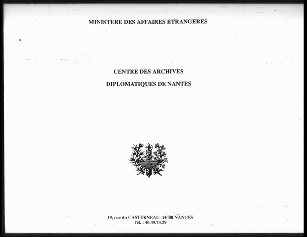Actes de l'état civil.