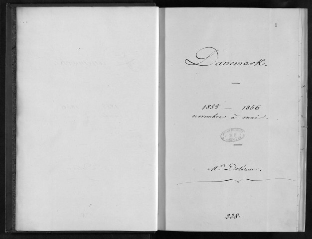 1855, novembre - 1856, mai