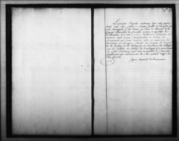 Registre de chancellerie (sept. 1773-oct. 1778)