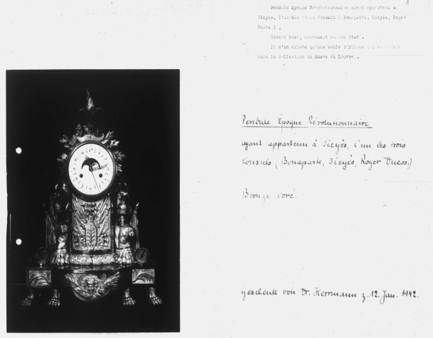 20160007AC/56 - Objets d'art : tableaux, tapisseries, sculptures et meubles (références F à K).