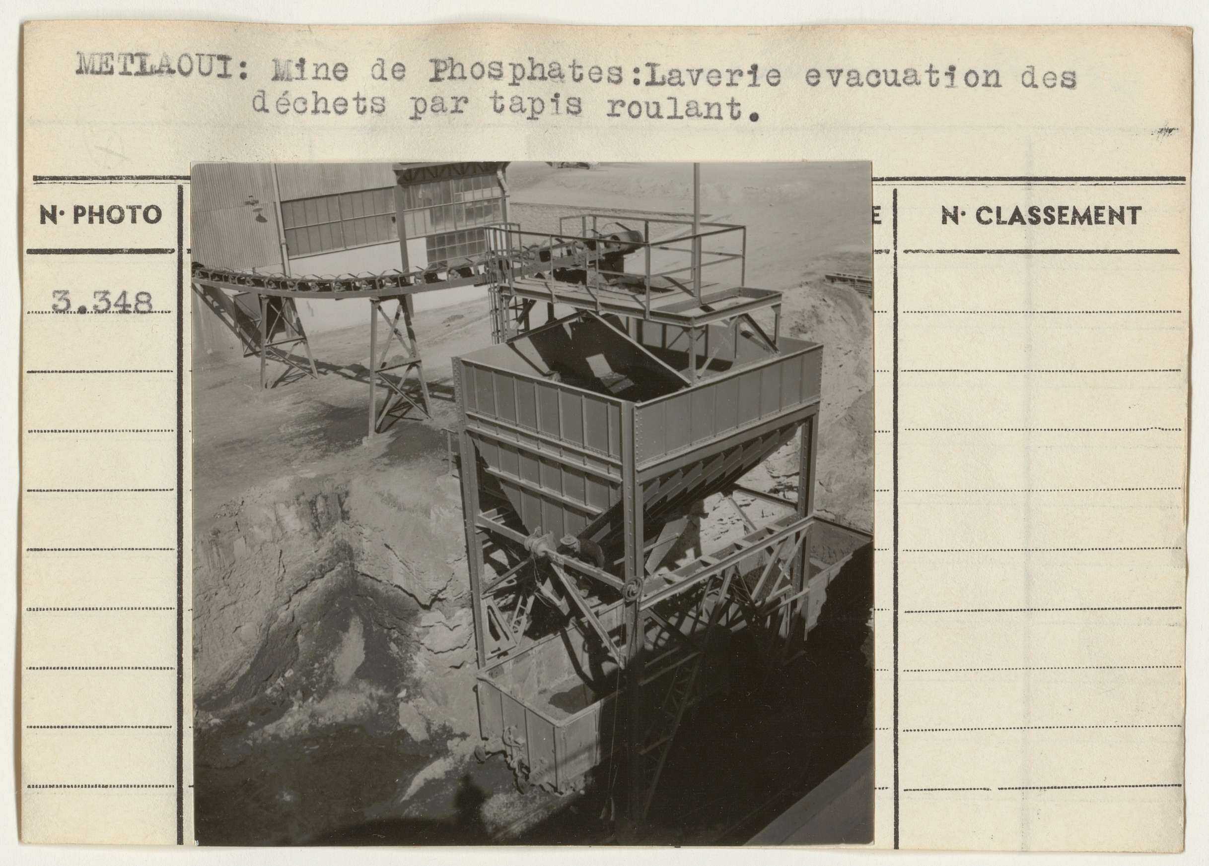 Travaux publics : ressources minières, mines de salines, fer, plomb et phosphates.