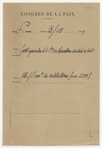 Sous-commission des restitutions