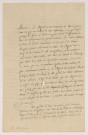Lettre manuscrite non signée et non datée de Talleyrand à M. Bessières en poste à Venise et chargé d'une mission de consul général (Bosnie, Scutari, Janina, Raguse, Corfou, Zante, Coron).