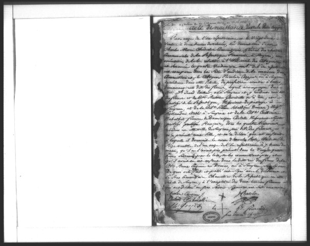 Actes de l'état civil (ventôse an XI-décembre 1806).