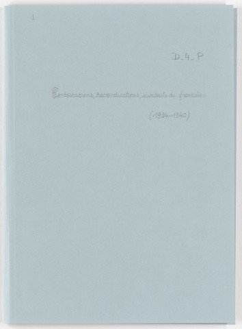 Frontières, contestations