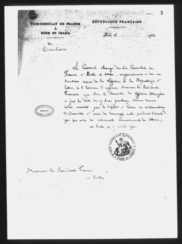 Avril 1901-décembre 1908.