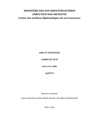 FRMAE 755INVA, Corée du Sud, 1973-1980_vanonymisee