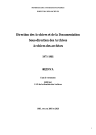 FR MAE 402INVA, Direction des archives, 1971-1981