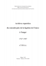 FR MAE 675PO/A, Tanger, consulat et légation, 1767-1907