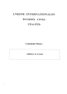 FR MAE 428QO, Unions internationales, Internés civils, 1914-1926