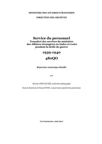 FR MAE 480QO, Personnel, drôle de guerre