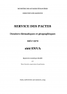 FR MAE 1667INVA, Service des Pactes, dossiers thematiques et geographiques, 1961-1970
