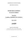 FR MAE 529QO, Secretariat general du Quai d'Orsay, Dossiers CHODRON DE COURCEL, 1972-1976