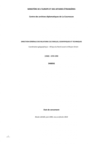 FR MAE 346BSG, Coordination géograhique, ANMO, 1970-1990, va