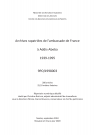 FR MAE 9PO/1998003, Addis Abeba, ambassade, 1939-1995