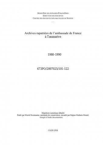 FR MAE 673PO/2007025/101-122