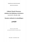 FR MAE 506QO, Cabinet du Ministre, Claude Cheysson, Dossiers culturels et scientifiques, 1981-1984