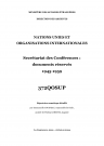 FR MAE 372QOSUP, Secretariat des Conferences, documents reserves, 1945-1959