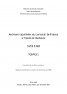 FR MAE 706PO/1, Tripoli de Barbarie, consulat, 1693-1960