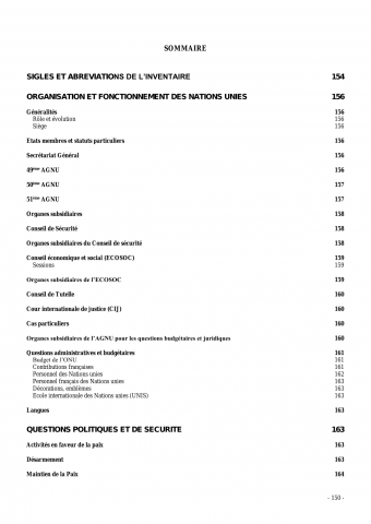 FR MAE 10POI/1/1504-1573, New-York, représentation permanente auprès de l'Organisation des Nations unies (ONU), 1994-1996