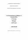 FR MAE 106CPCOM, Correspondance politique et commerciale, Z Europe, Pologne, 1918-1940