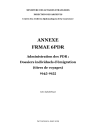 FR MAE 6PDR, ZFO, Personnes déplacées et réfugiées, Administration des PDR, Annexe : Titres de voyages, 1945-1955